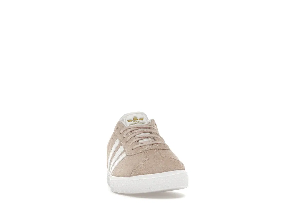 Детские кроссовки для мальчиков и девочек с низким профилем Adidas Gazelle Adidas, Pink Tint/Cloud White/Cloud White — фото 2