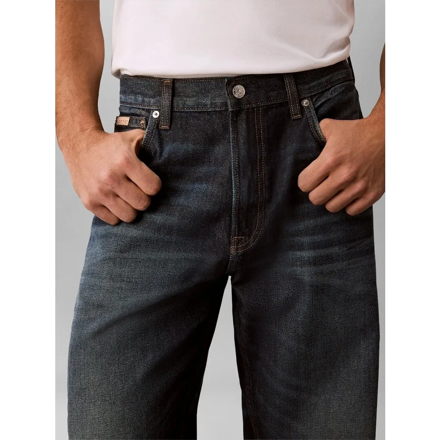 Мужские джинсы Calvin Klein 90S Straight Timber, 4DQ, Темно-синий — фото 3