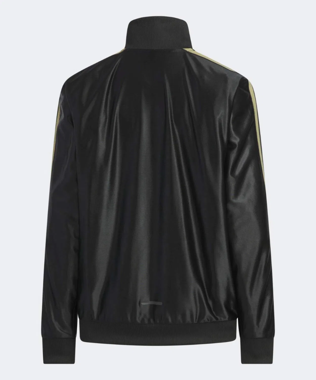 Детская куртка-джерси свободного кроя с металлическими полосками Adidas STADIUM GOLD, Black/Gold — фото 2