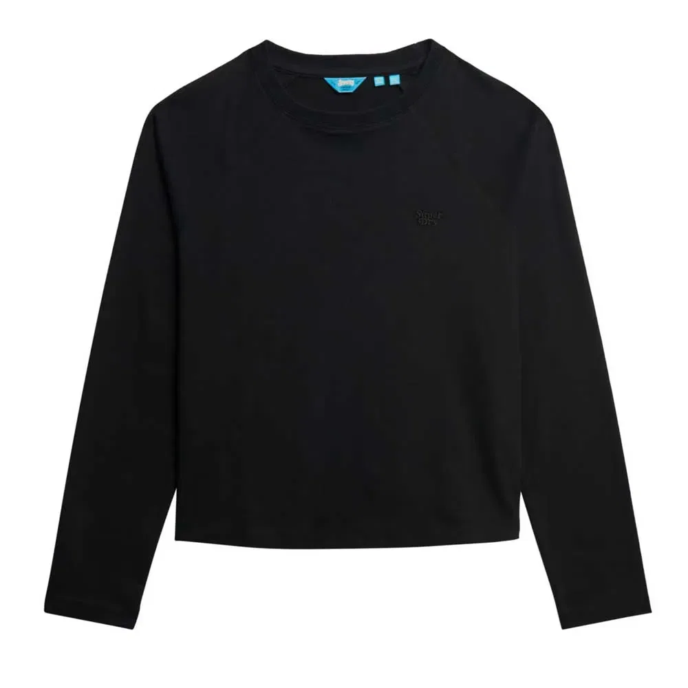 Лонгслив Essential Logo Superdry, черный