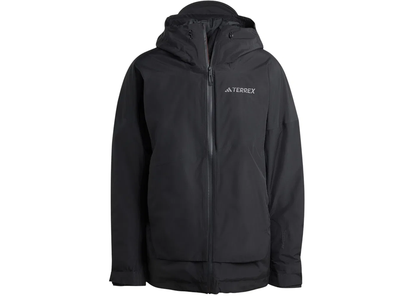 Мужская куртка утепленная с принтом Terrex Xploric Layer Insulated Climaproof Adidas, Black