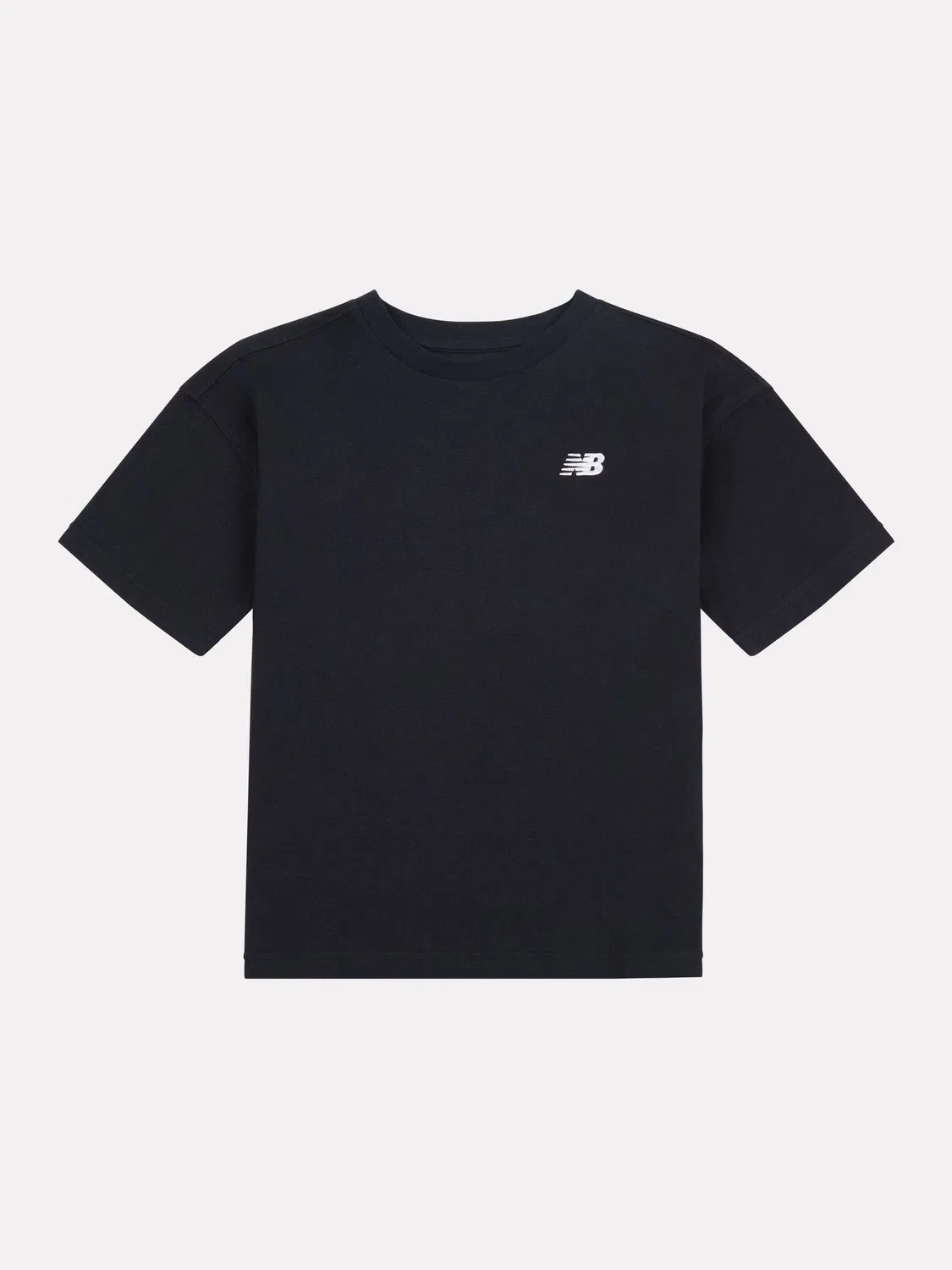 Футболка с логотипом New Balance, хлопок, черная