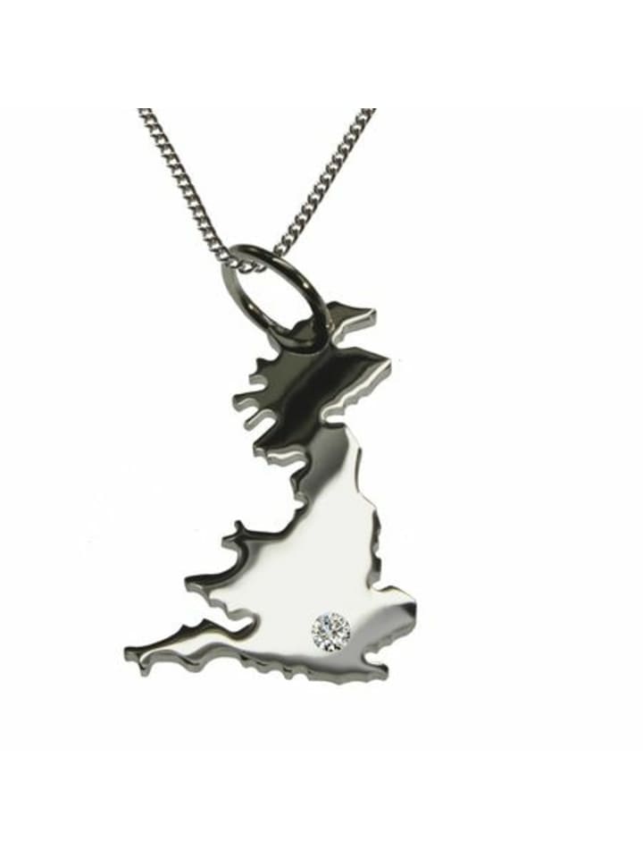 

Schmuckador Цепочка 50 см + Англия с бриллиантом из серебра 925 пробы