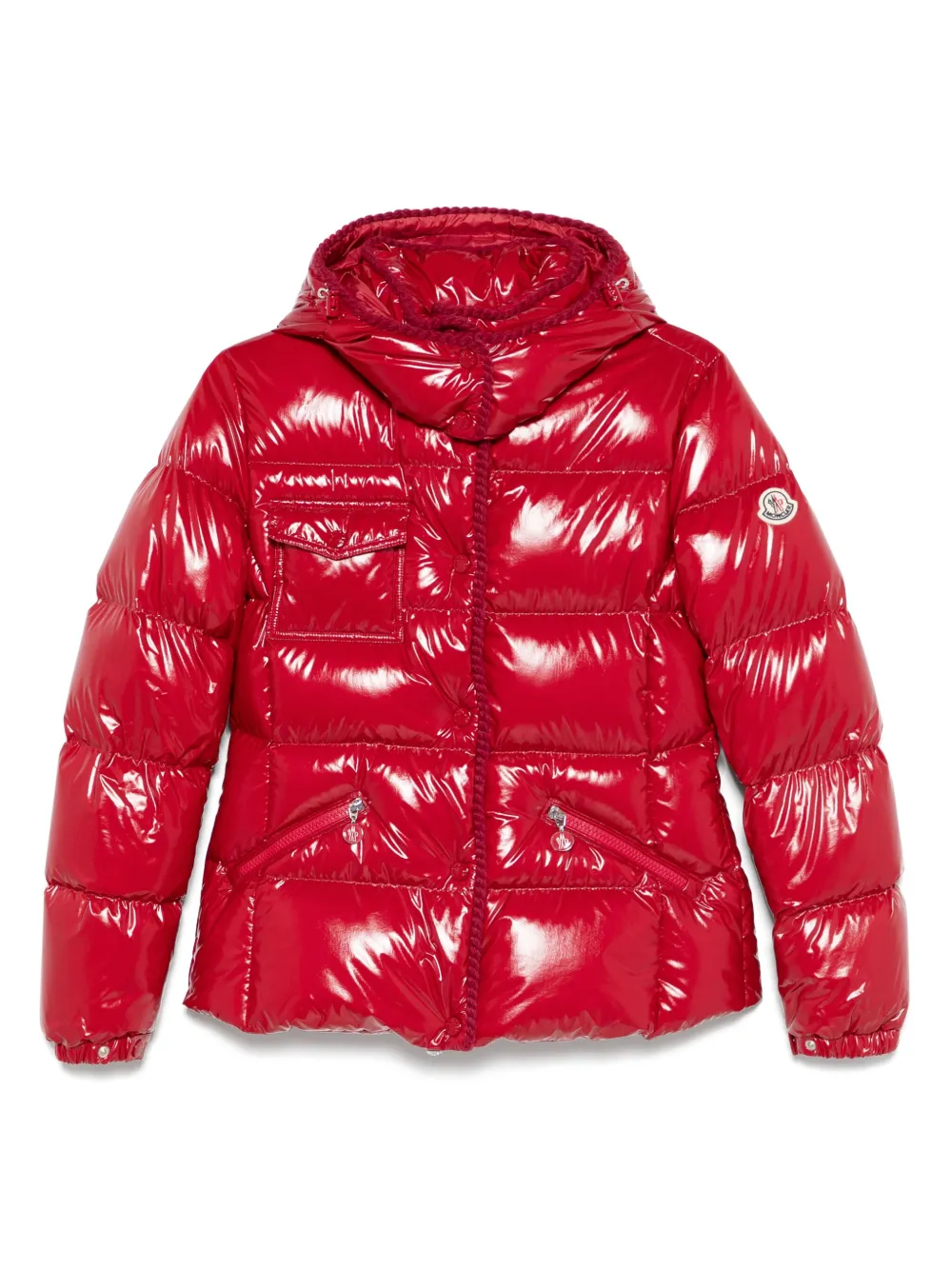 

Пуховик Glareins MONCLER, красный