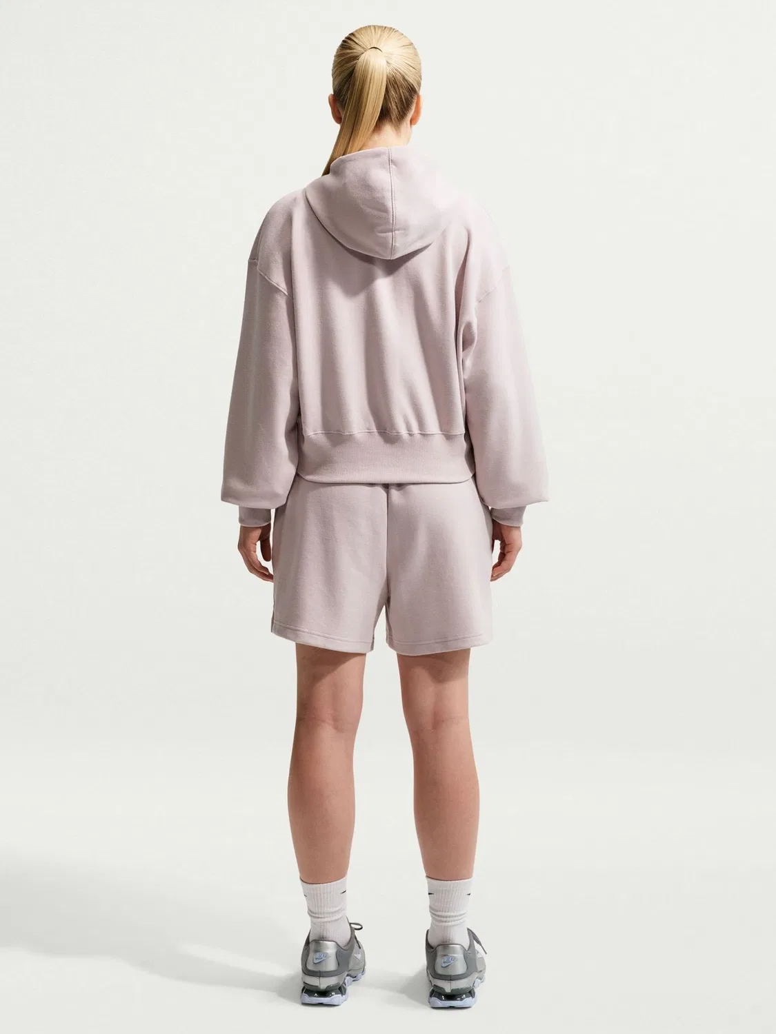 Толстовка с капюшоном Nike Bubble Hem Logo, фиолетовый — фото 2