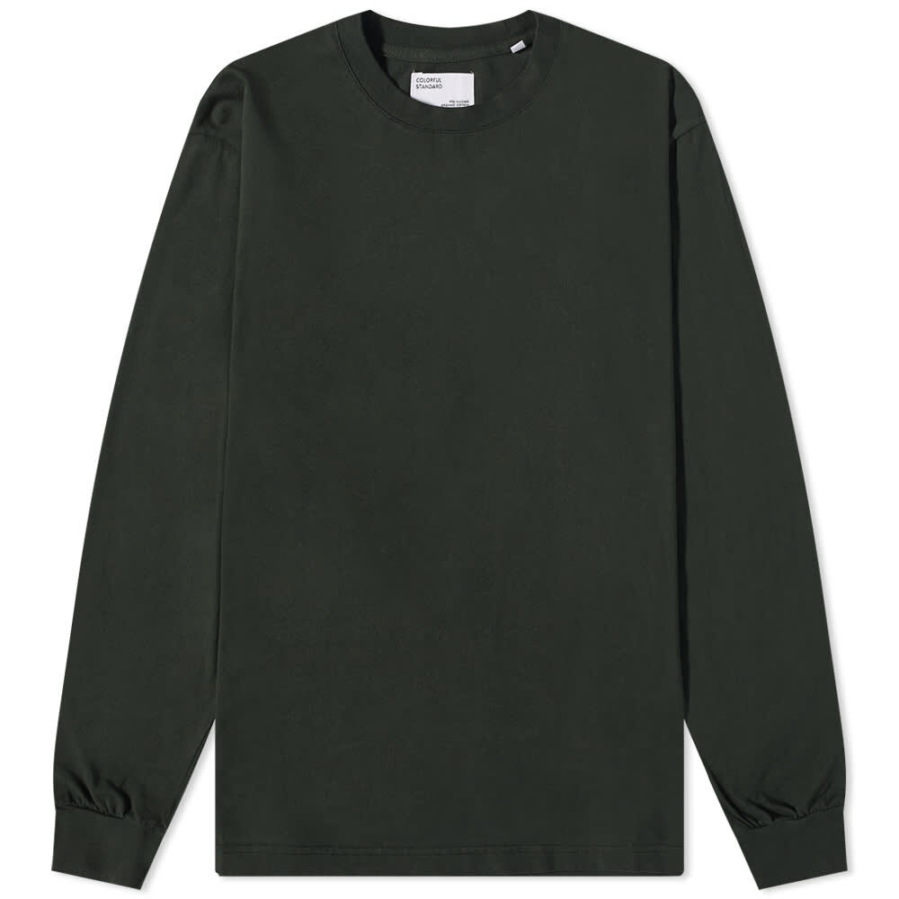 

Футболка Colorful Standard Long Sleeve Oversized Organic Tee, Черный, Футболка Colorful Standard Long Sleeve Oversized Organic Tee