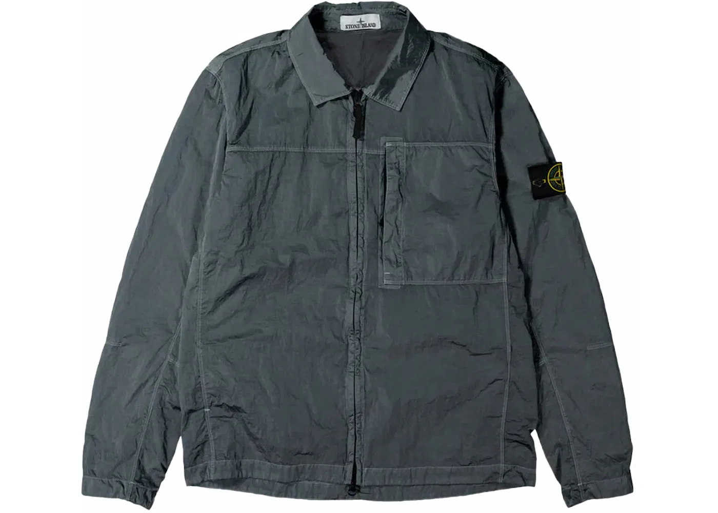 Мужская куртка-рубашка с длинным рукавом Stone Island, Green/Grey