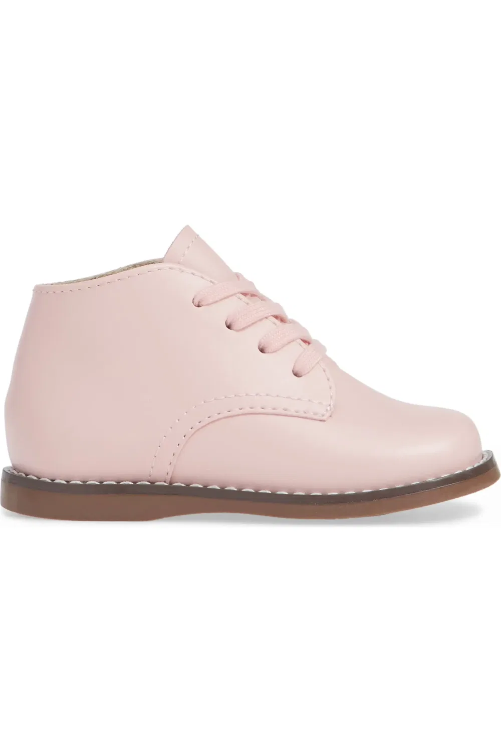 Ботинки детские на шнуровке Tina Lace-Up Bootie Footmates, розовый — фото 3