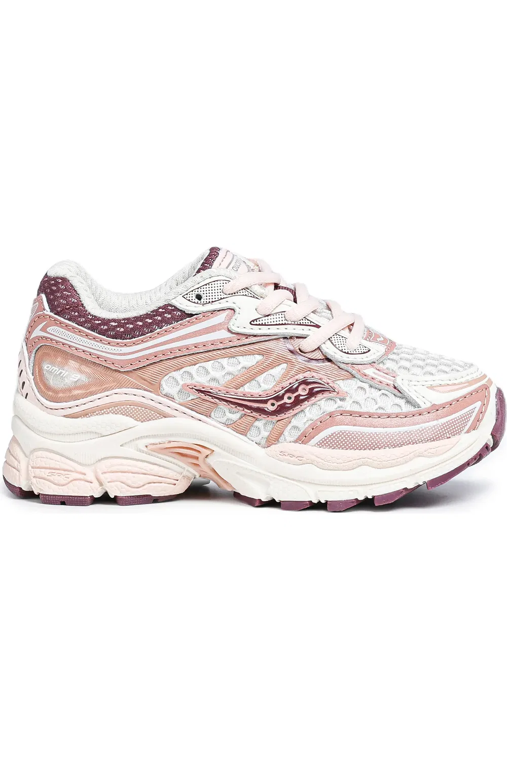 Детские кроссовки с сетчатым верхом ProGrid Omni 9 Saucony, Rose Gold — фото 2