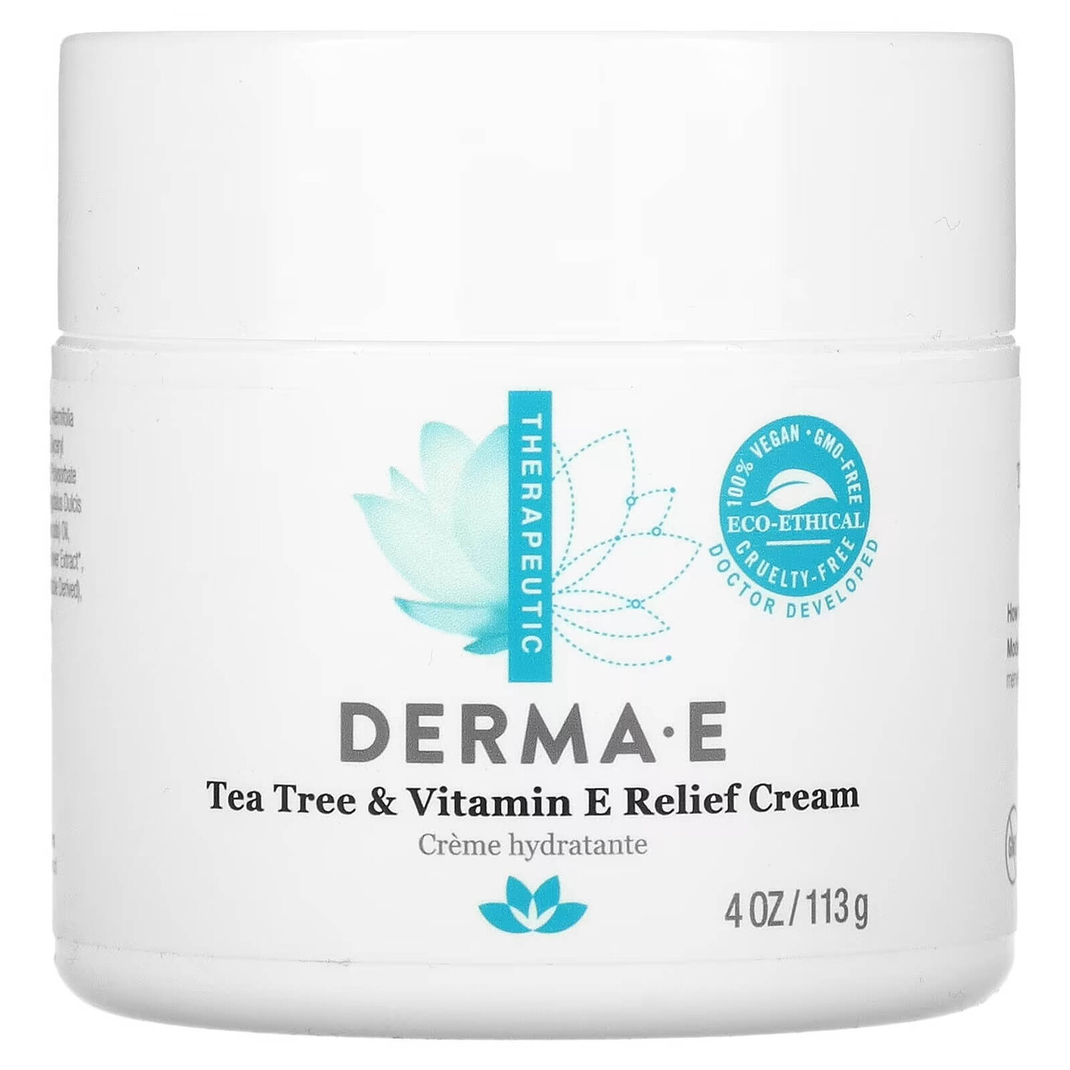 

Успокаивающий крем с маслом чайного дерева и витамином Е Derma E, 113 г
