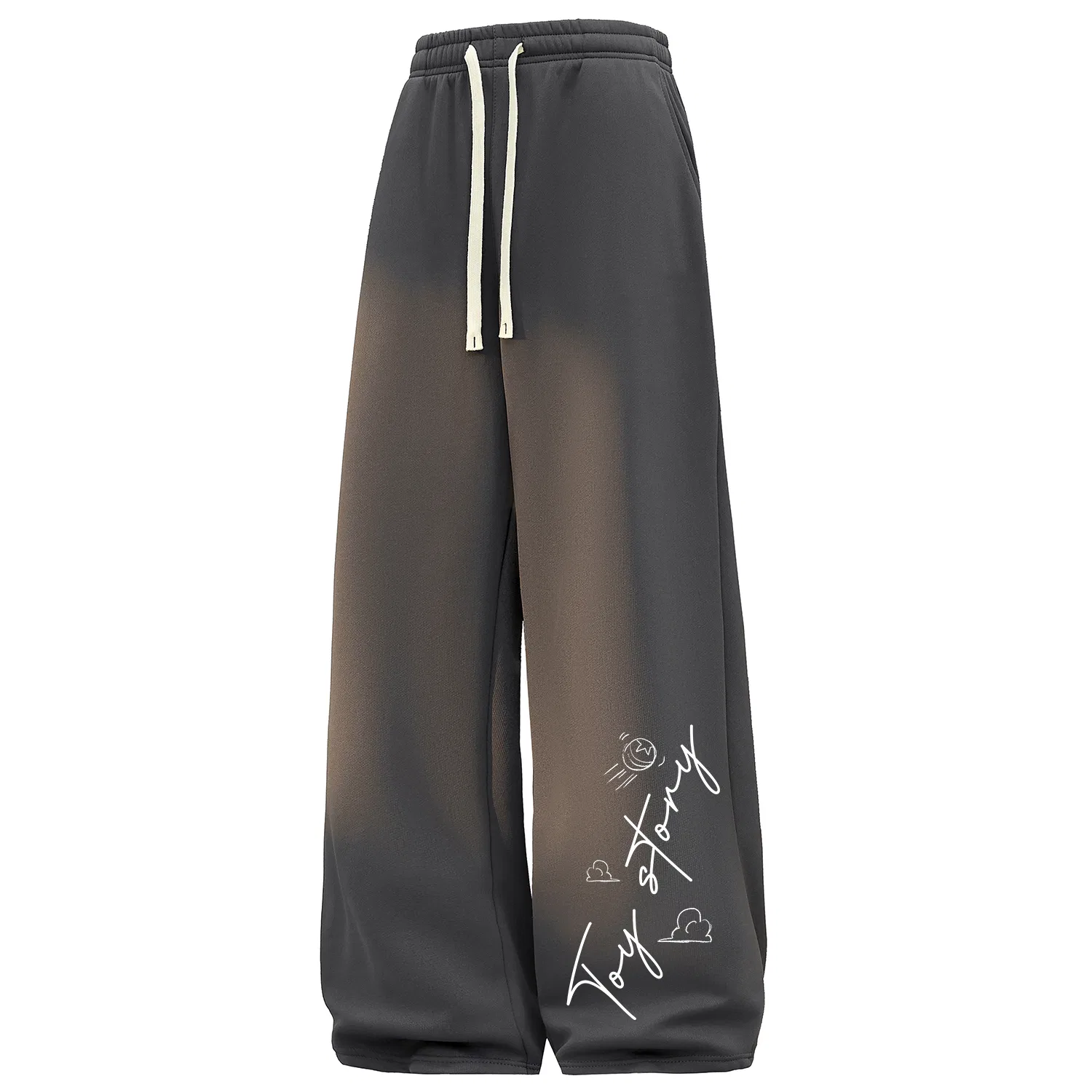 Детские спортивные штаны утепленные Disney Unisex Thin Straight Fit Pants, Dark Gray