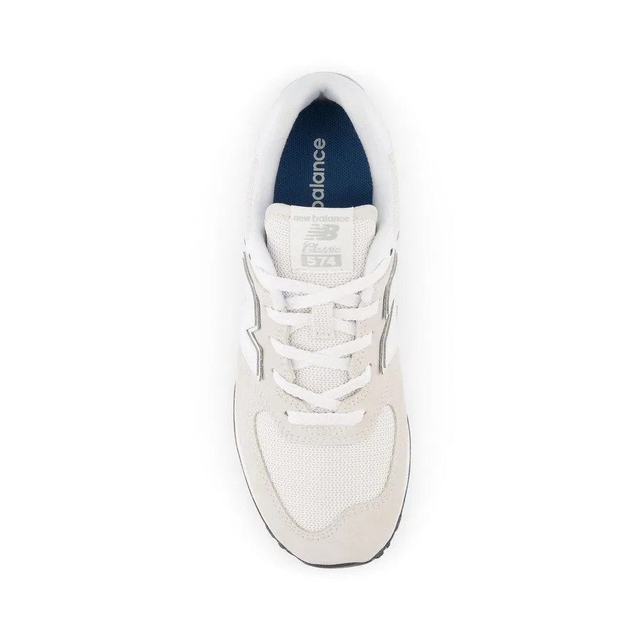 Кроссовки New Balance '574' белого, кремового цвета — фото 3