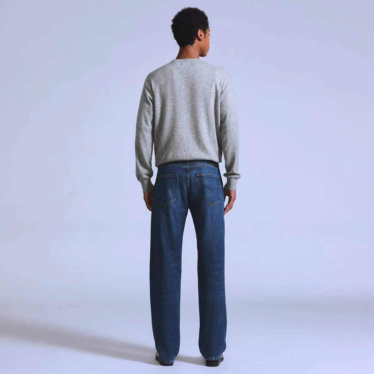 Свободные мужские джинсы Anchor Levi's, Wright - Dark Wash — фото 4