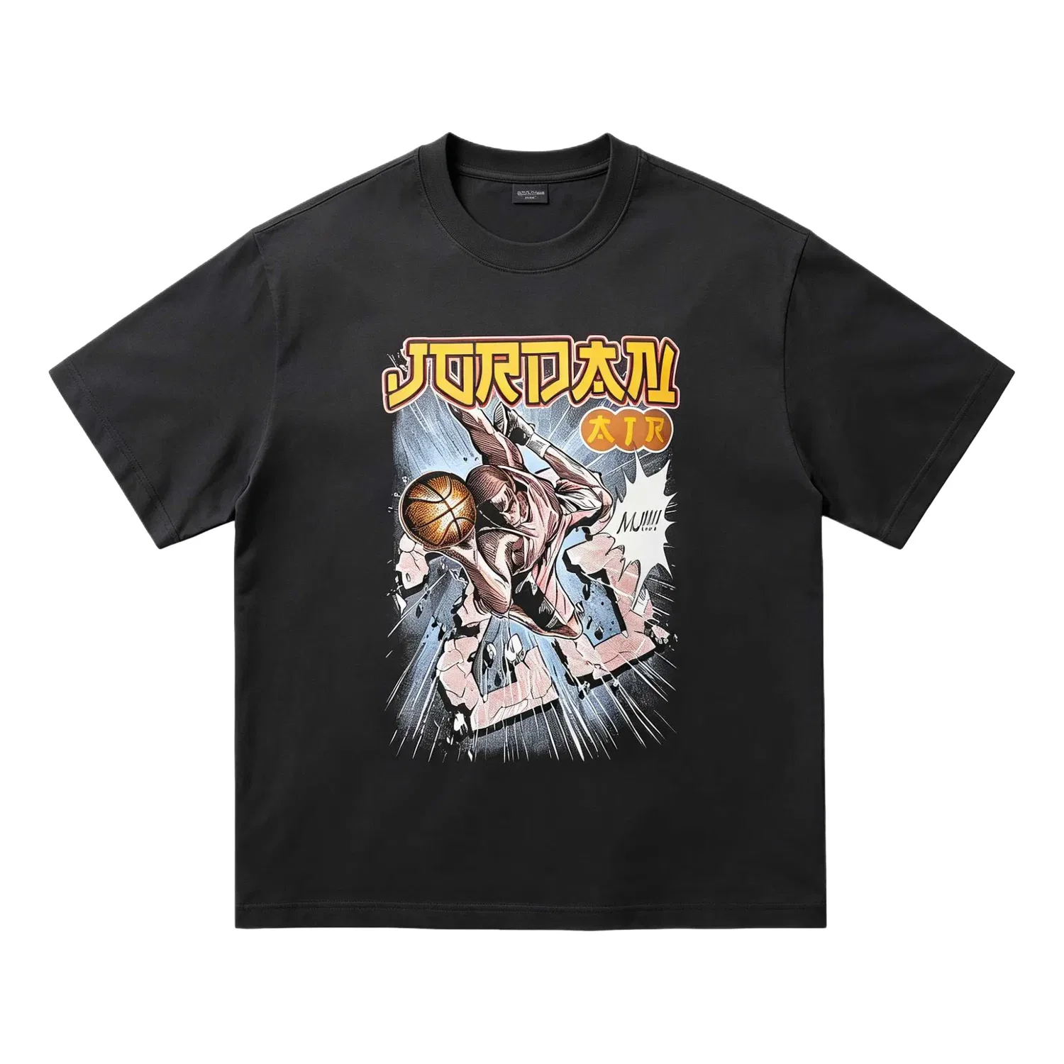 Мужская футболка хлопковая Jordan Brooklyn T-Shirt, черный