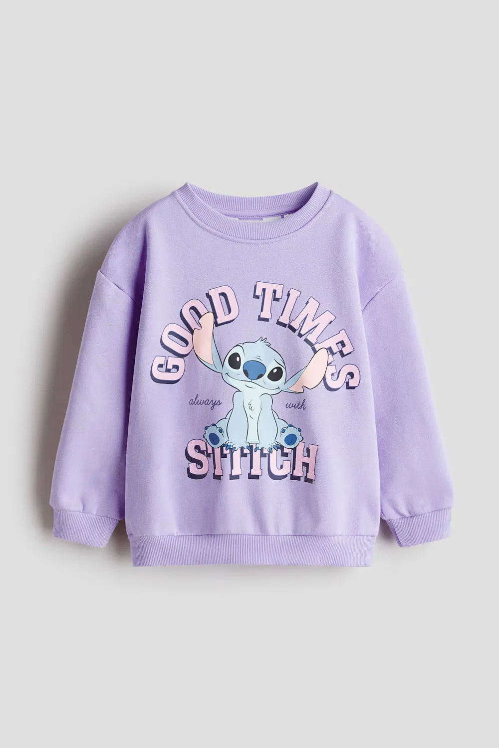Толстовка с принтом H&M, Lila/Lilo & Stitch