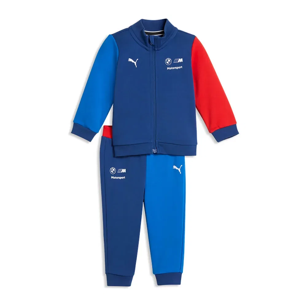Детский спортивный костюм для мальчиков с принтом Puma BMW M Motorsport Essentials, Blue