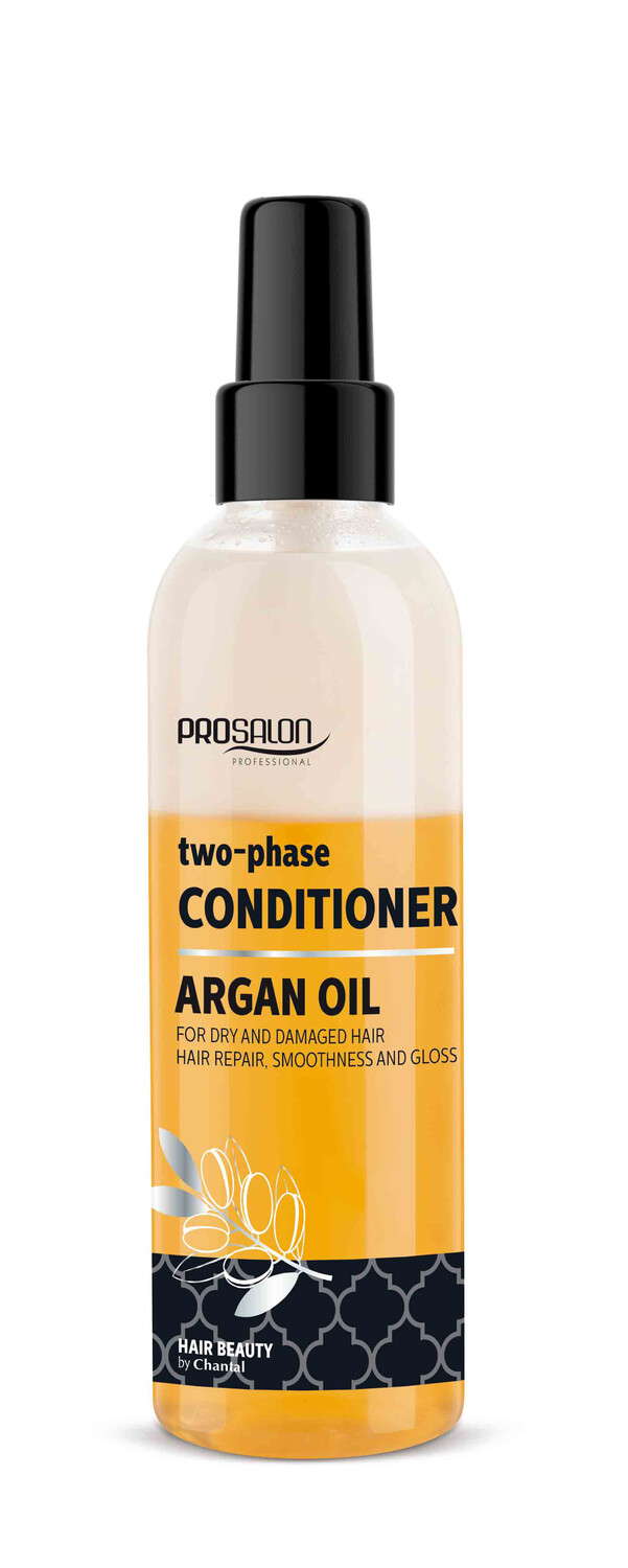 Prosalon Argan Oil разглаживающий двухфазный кондиционер для волос, 200 г — фото 2