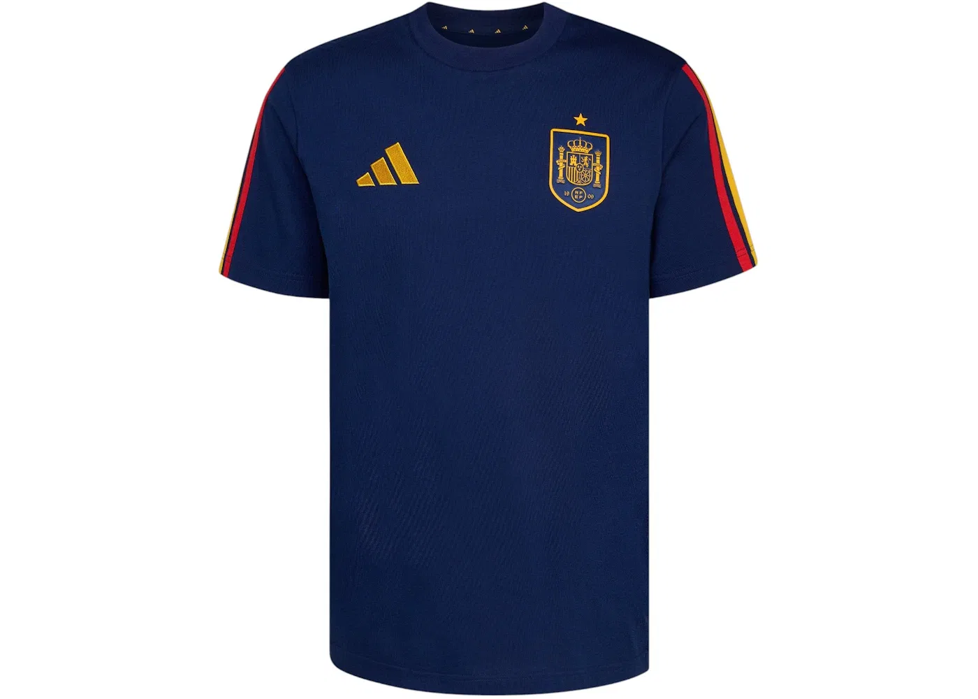 Мужская футболка с длинным рукавом Adidas Spain DNA T-Shirt, Dark Blue
