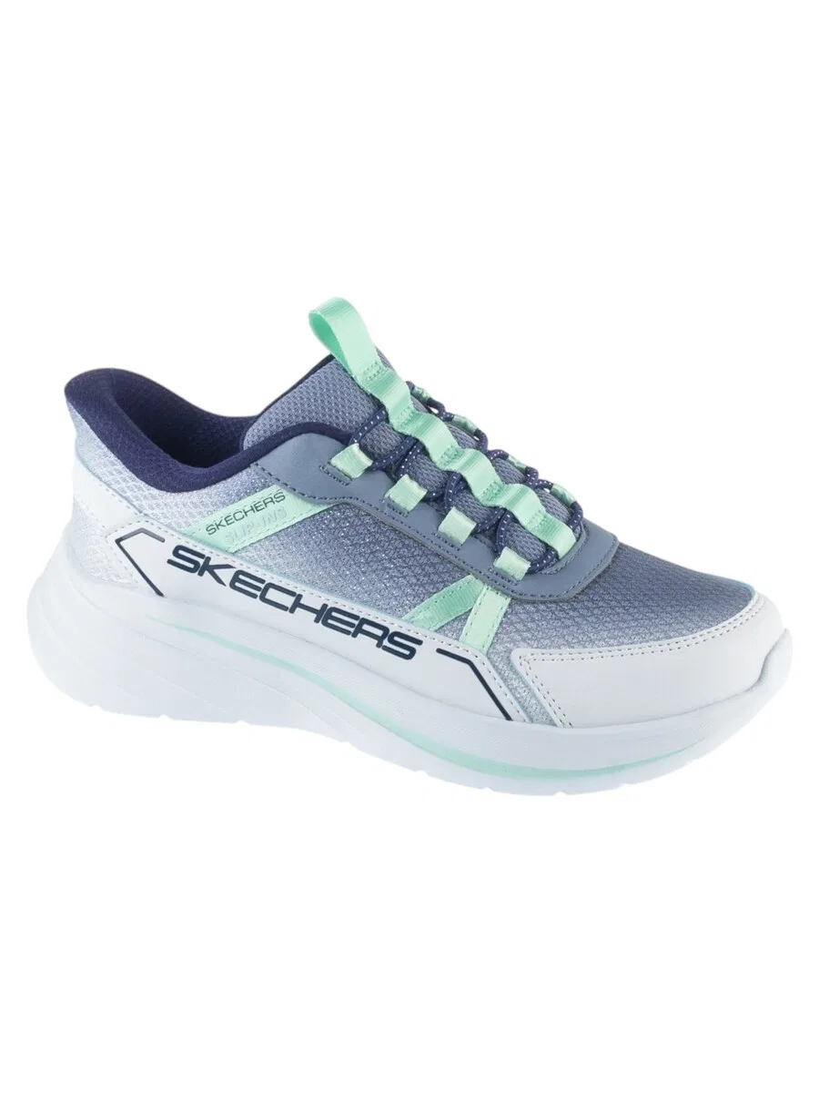 Кроссовки SKECHERS 'Slip-ins Wave 92-Sparkle Sprint' синего цвета