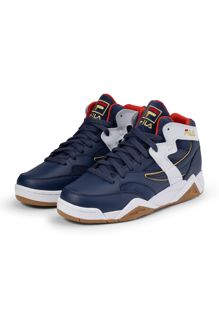 Высокие кеды FILA High-Top Sneakers M-Squad, темно-синий — фото 2