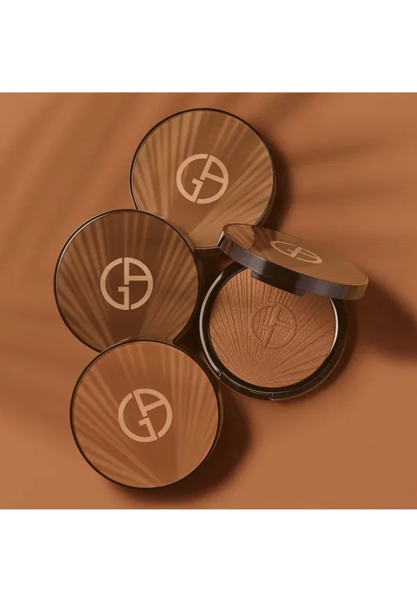 Сияющий шелковый бронзер - бронзер 18 г Armani Beauty, цвет gold-colored sunrays — фото 3