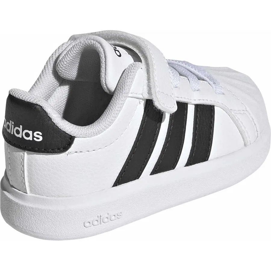 Детские спортивные кроссовки с шнуровкой Streettalk El I adidas, Белый — фото 4