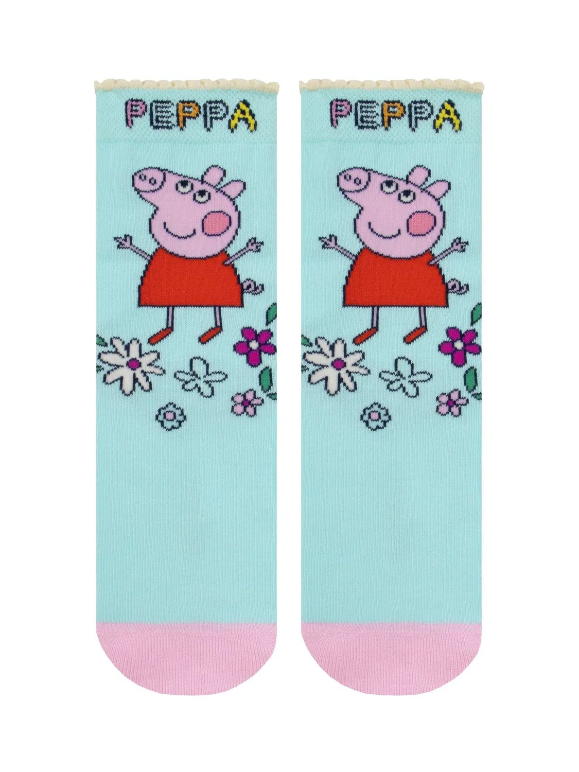 Носки Peppa Pig 3 пары Character, розовый — фото 2