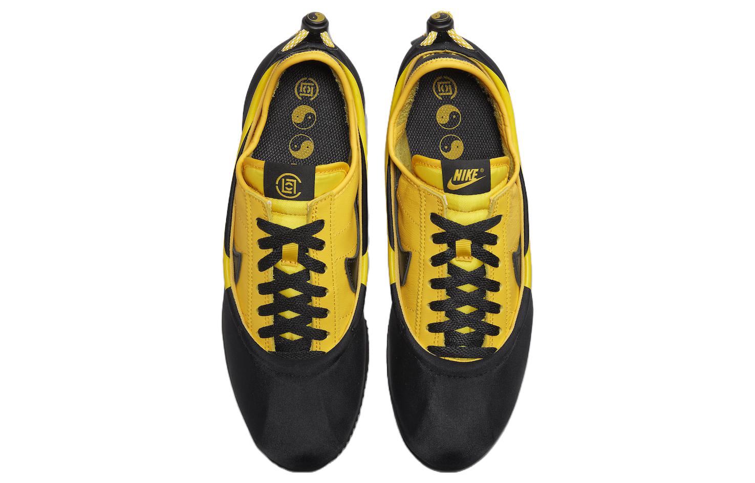 Кроссовки Nike Cortez Sp Clot Clotez Bruce Lee, желтый/черный — фото 4