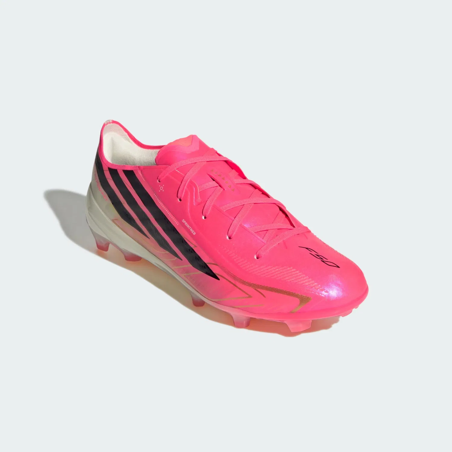 Спортивные кроссовки Adidas Performance F50 HYPERFAST ELITE розового цвета — фото 4