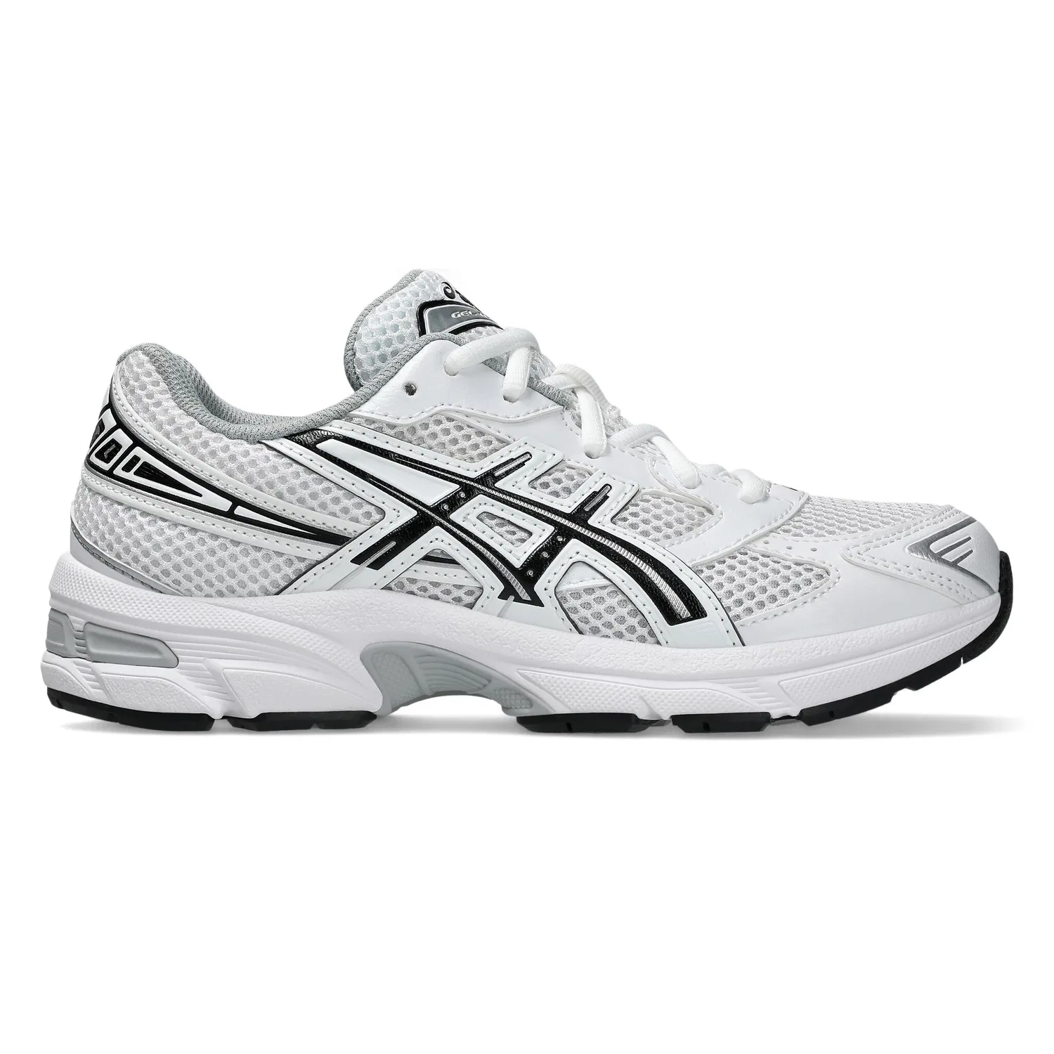 Детские кроссовки с технологией GEL ASICS SportStyle, White/Black — фото 2