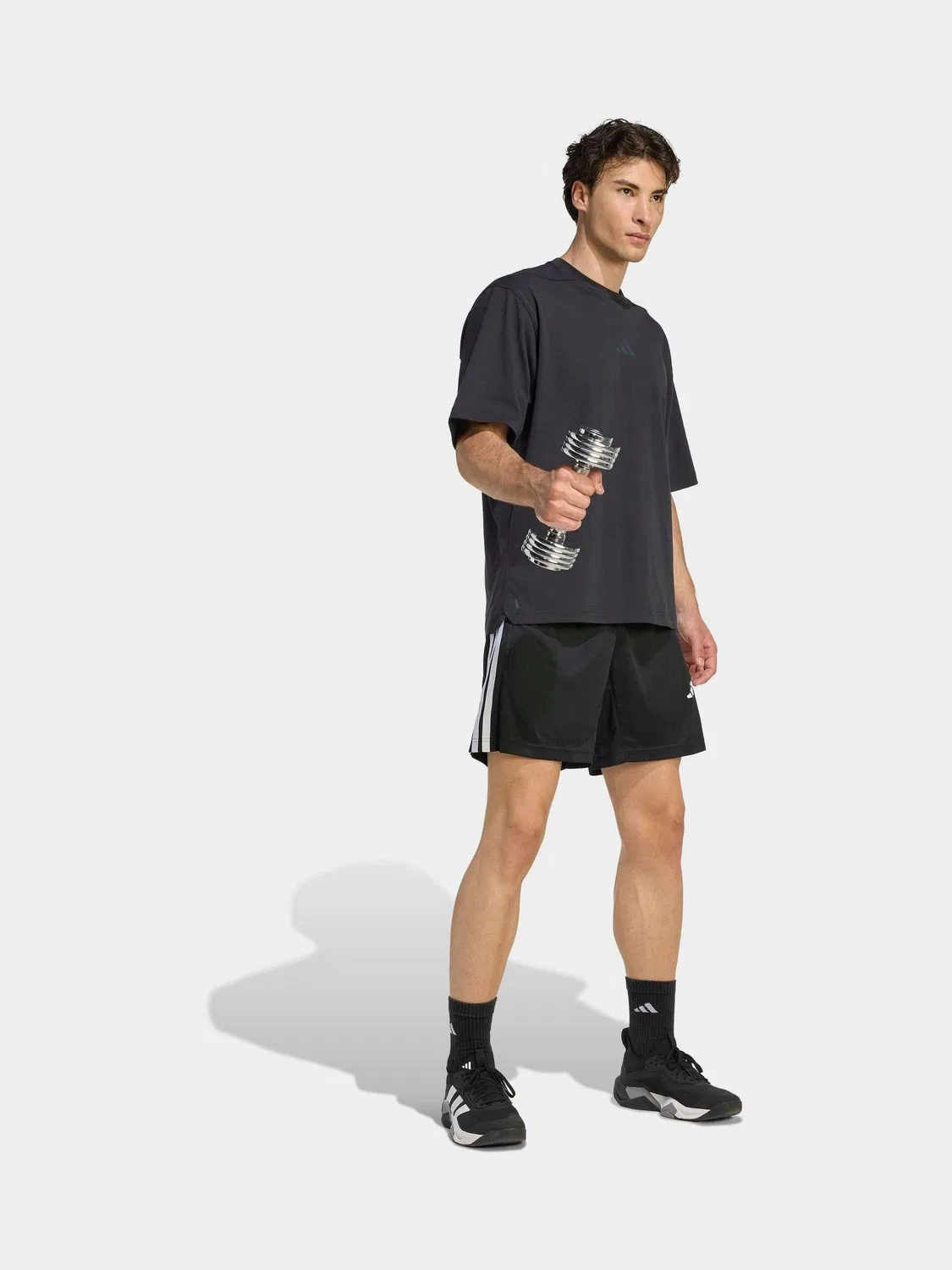 Шорты с технологией Climacool, Workout Essentials Base adidas, черный — фото 4