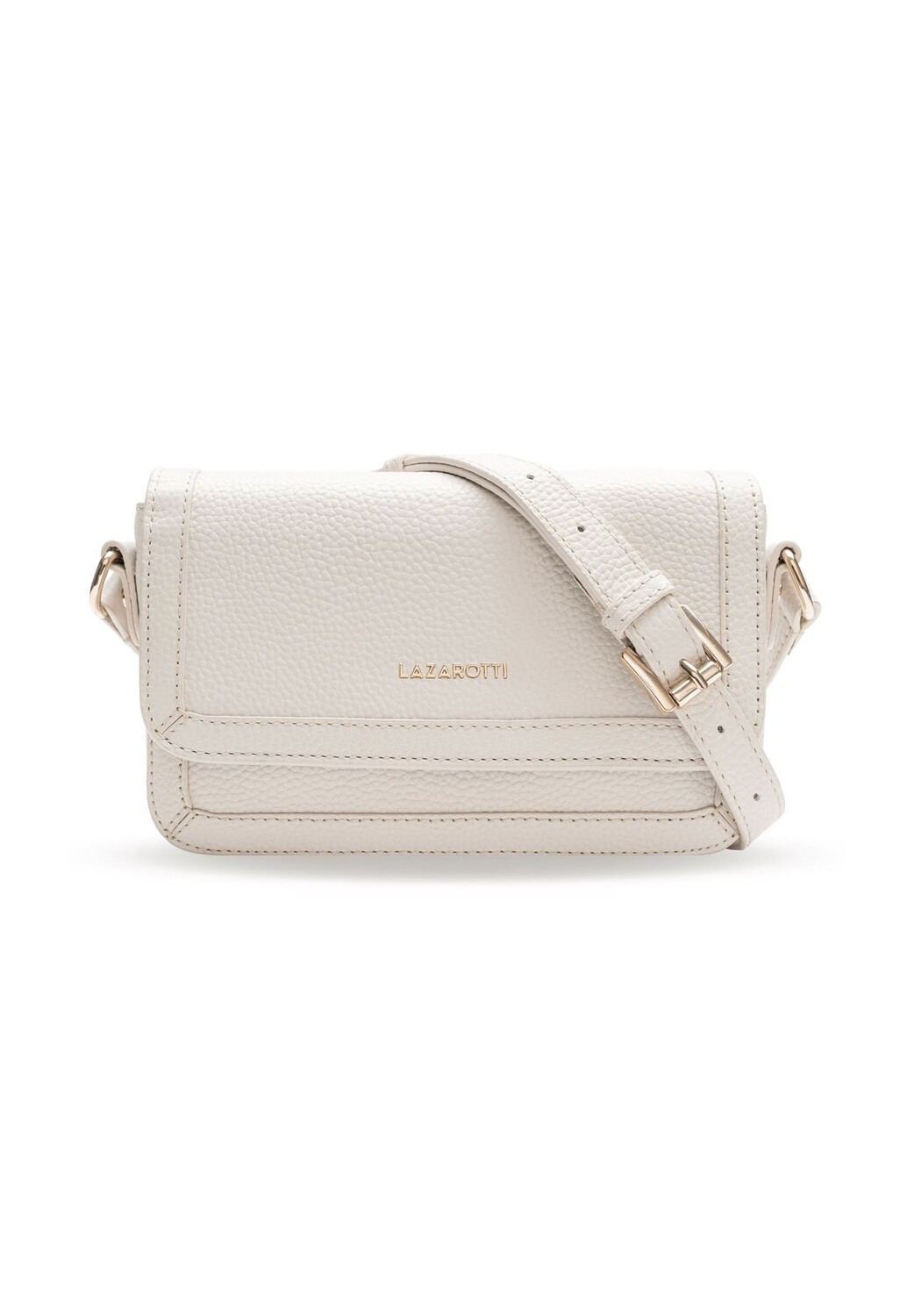 

Сумка через плечо Bologna Leather 21 см LAZAROTTI, кремовый