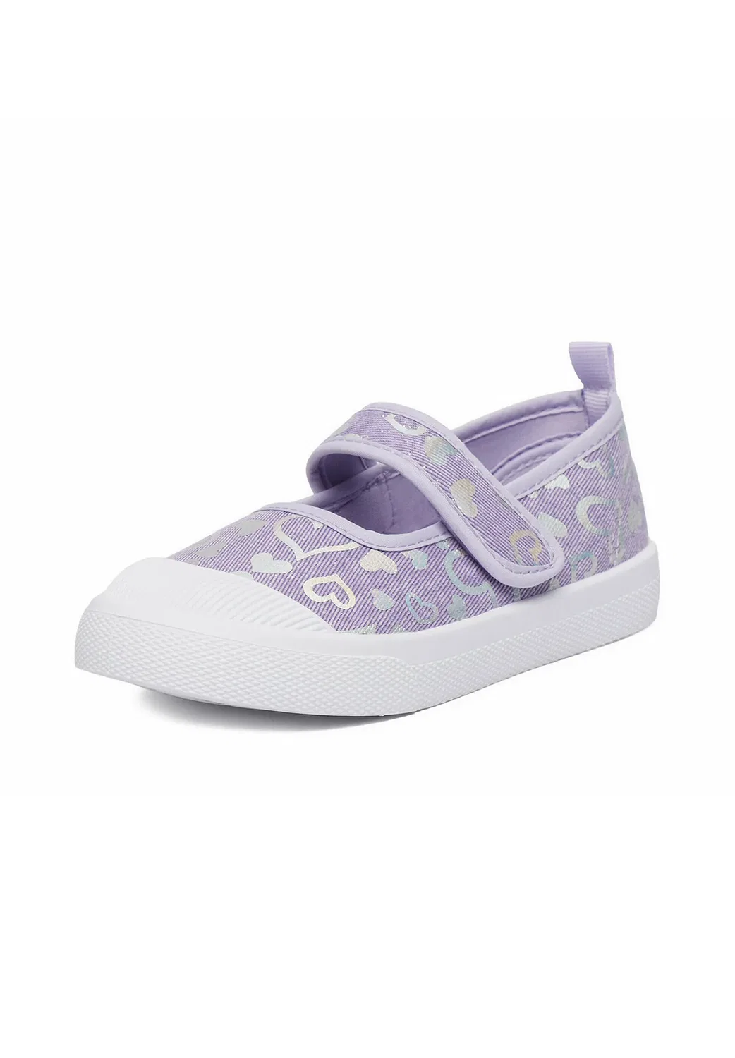 Детские тапочки 5907964142621 - балетки с ремешком на щиколотке Deezee, Purple — фото 3