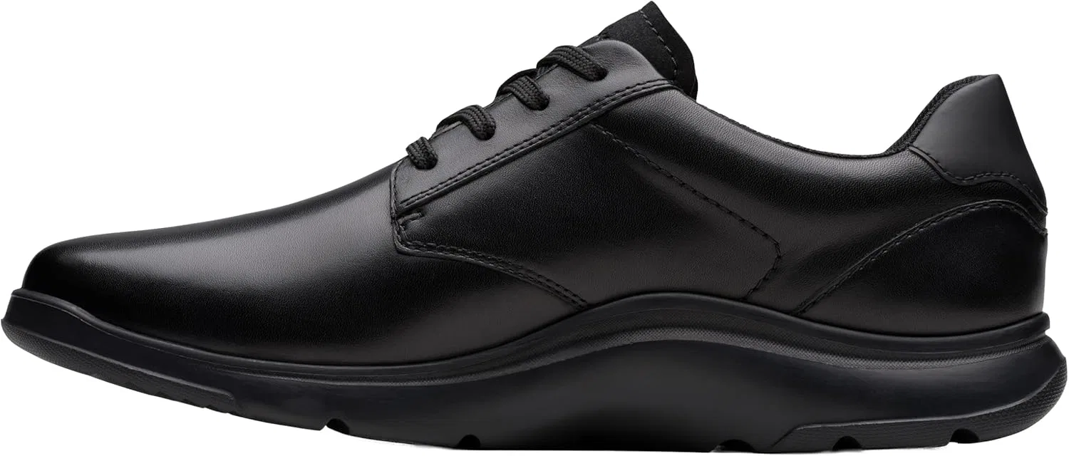 Мужские кружевные ботинки Clarks Lifton, Black (Black Leather) — фото 2