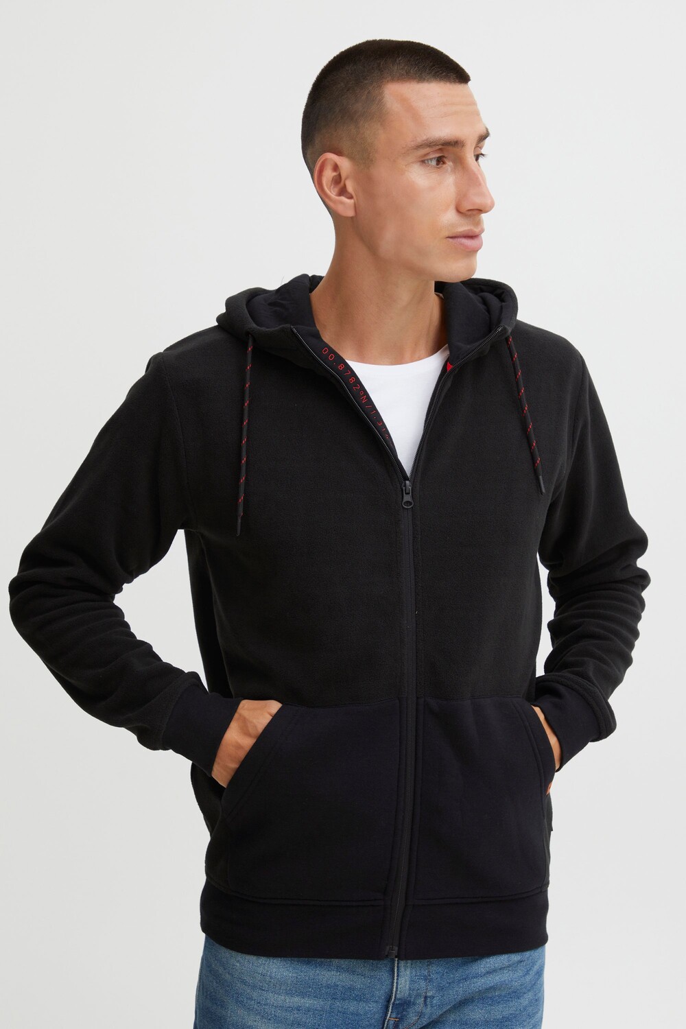 

Куртка INDICODE Kapuzenfleecejacke IDLando 55586MM, черный