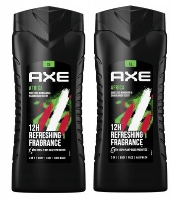 

Гель для душа, 2х400мл Axe Africa