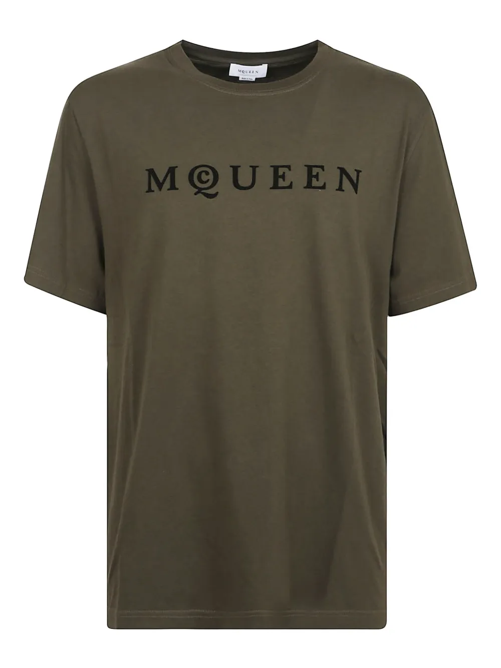 

Футболка с логотипом Alexander McQueen, зеленый