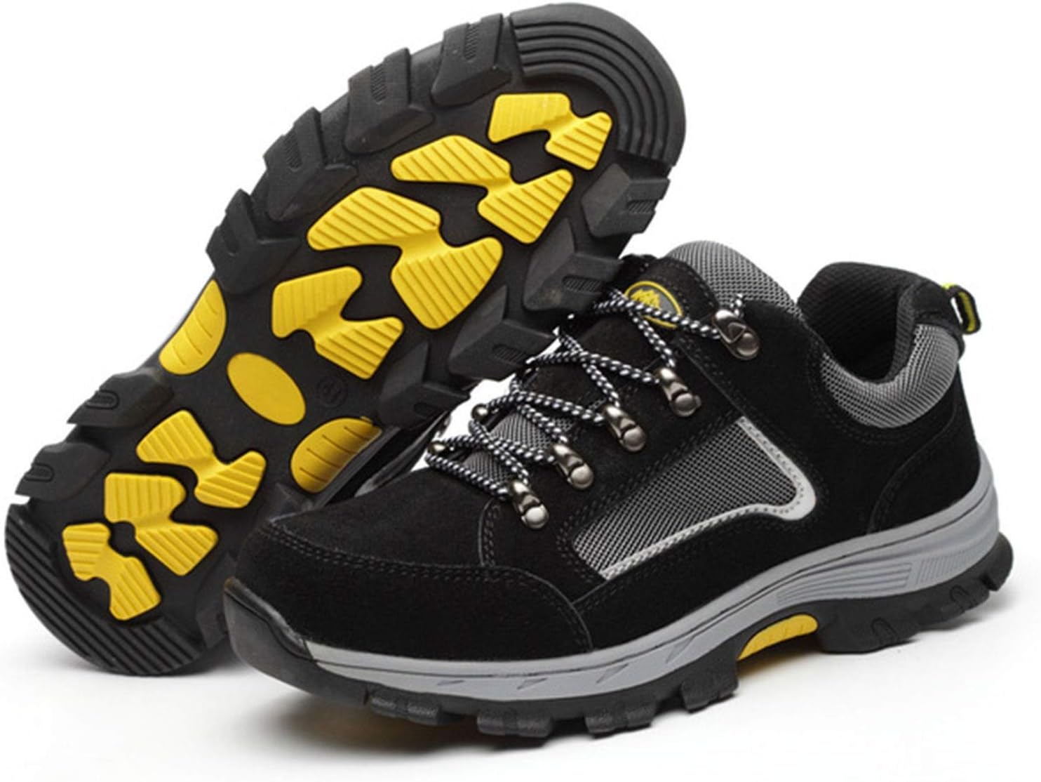 

Защитная обувь для мужчин и женщин, туфли с металлическим носком, кроссовки, легкие и дышащие, промышленные кроссовки (Цвет: синий, размер: 8.5 US) Hisxus