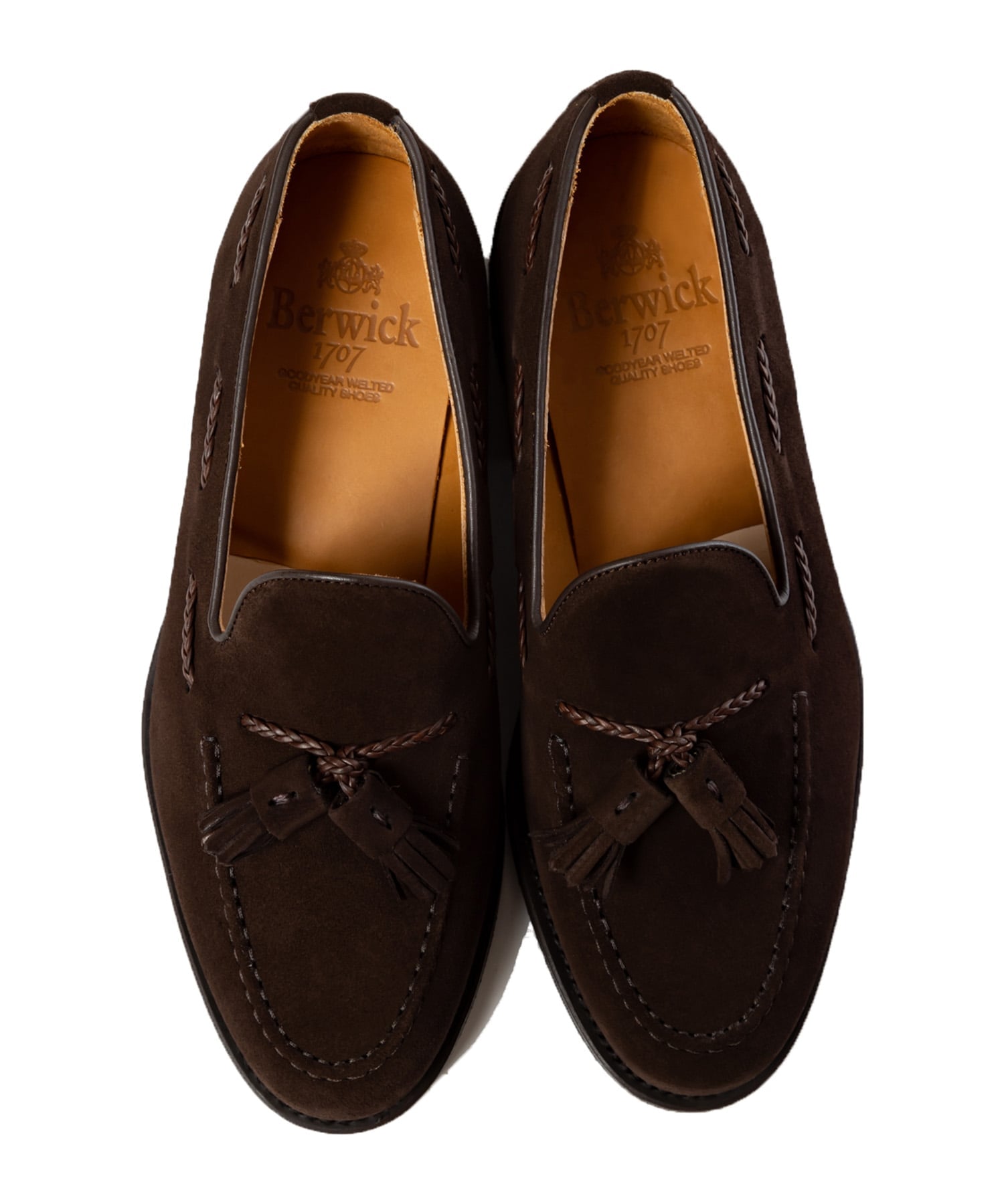 Лоферы с кисточками Berwick1707, Dark Brown — фото 3