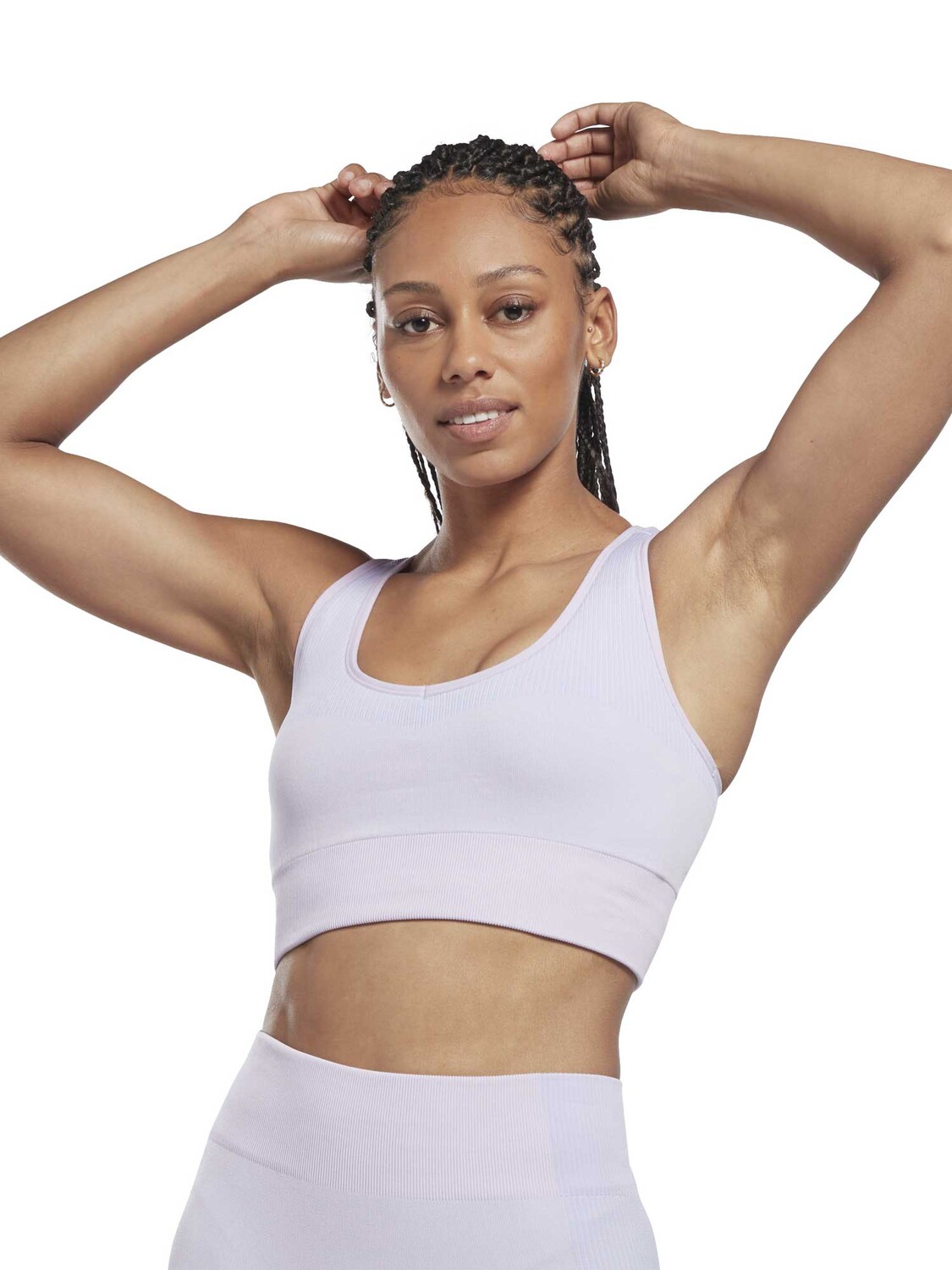 

Спортивный бюстгальтер Reebok Yoga Seamless, розовый