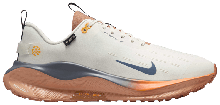 

Кроссовки Nike ReactX Infinity Run 4 GORE-TEX 'Sail Total Orange Blue', кремовый