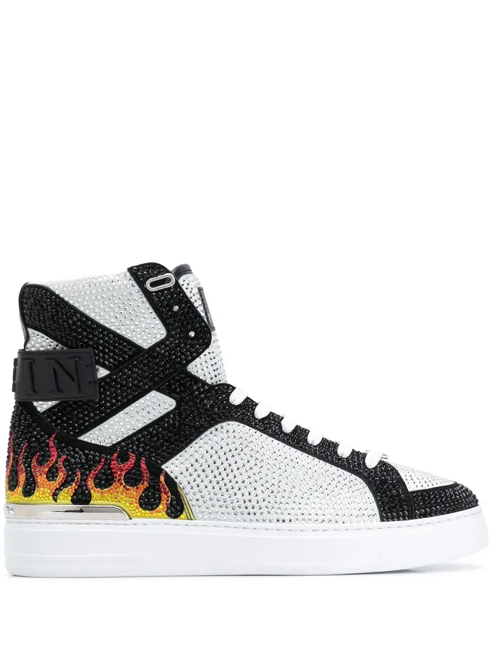 Высокие кеды Money Beast Philipp Plein, белый