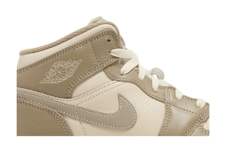 Кроссовки Air Jordan Retro 1 Mid GS, коричневый — фото 2