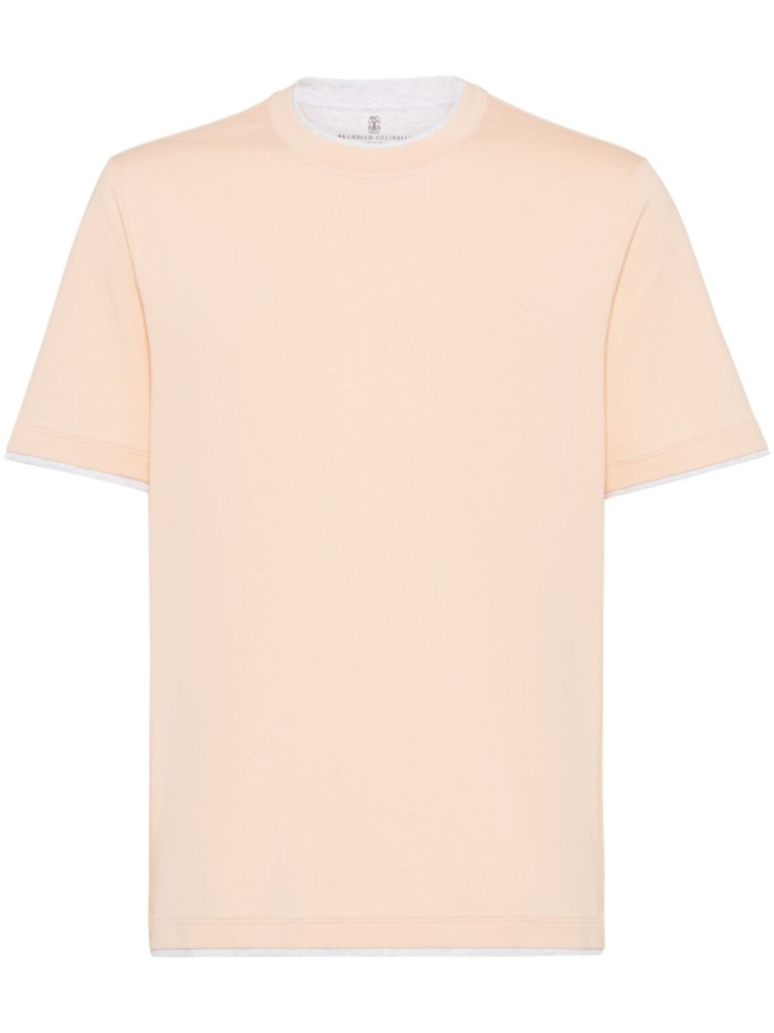 

Brunello Cucinelli многослойная футболка, розовый