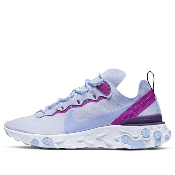 Кроссовки реагируют на элемент 55 Nike, фиолетовый