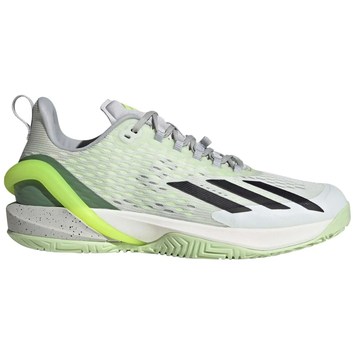 

Мужские теннисные кроссовки Adidas ADIZERO CYBERSONIC, белый/зеленый