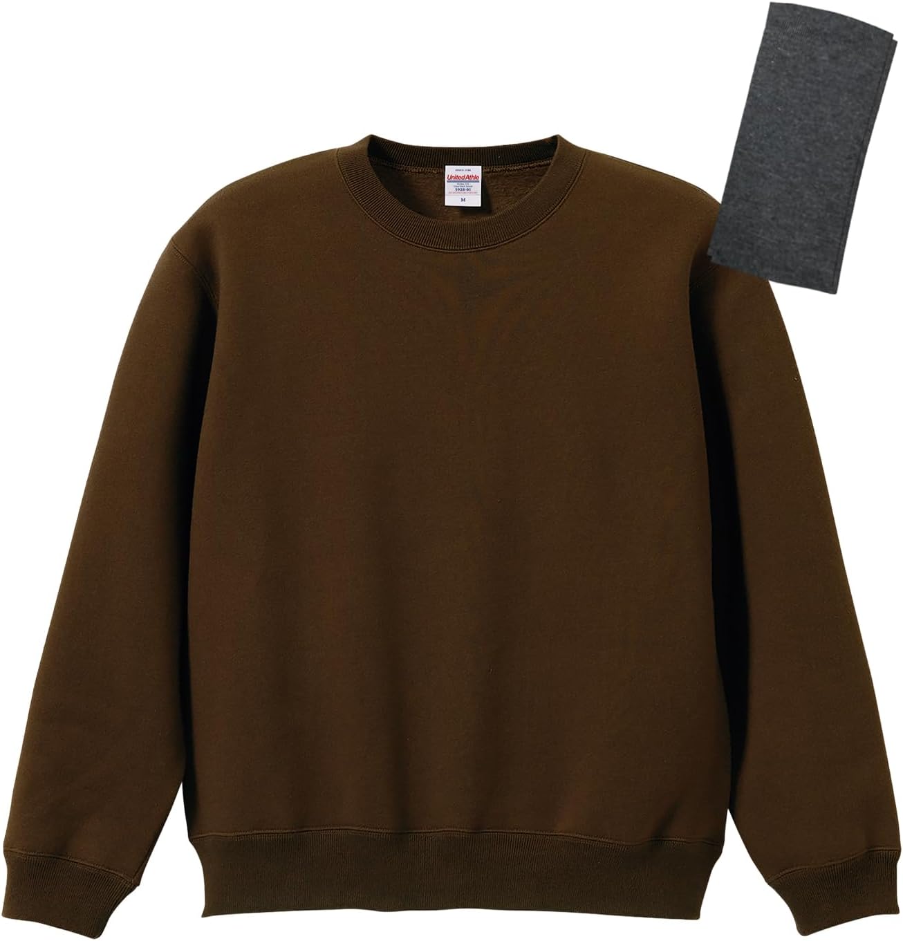 

Толстовка с круглым вырезом 592801 United Athle, темно-коричневый