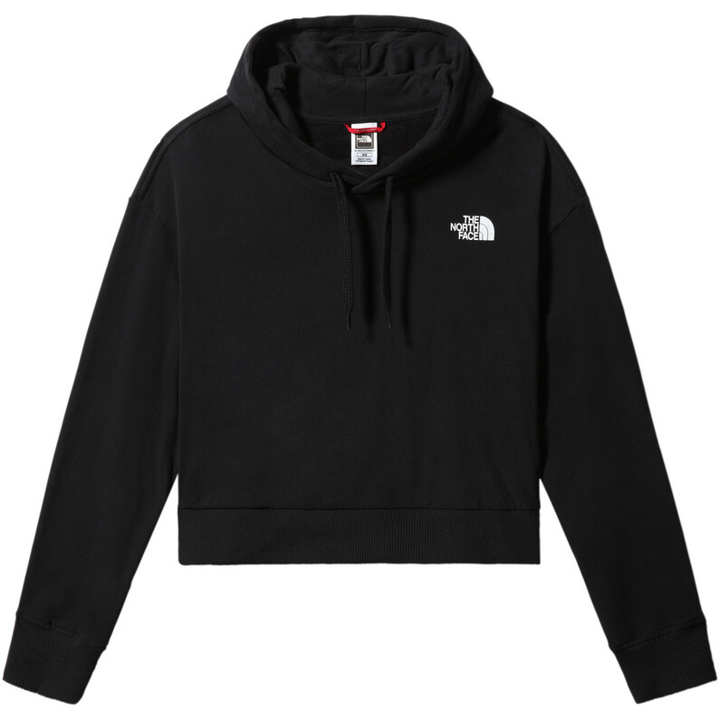 

Женское трендовое укороченное худи The North Face, черный