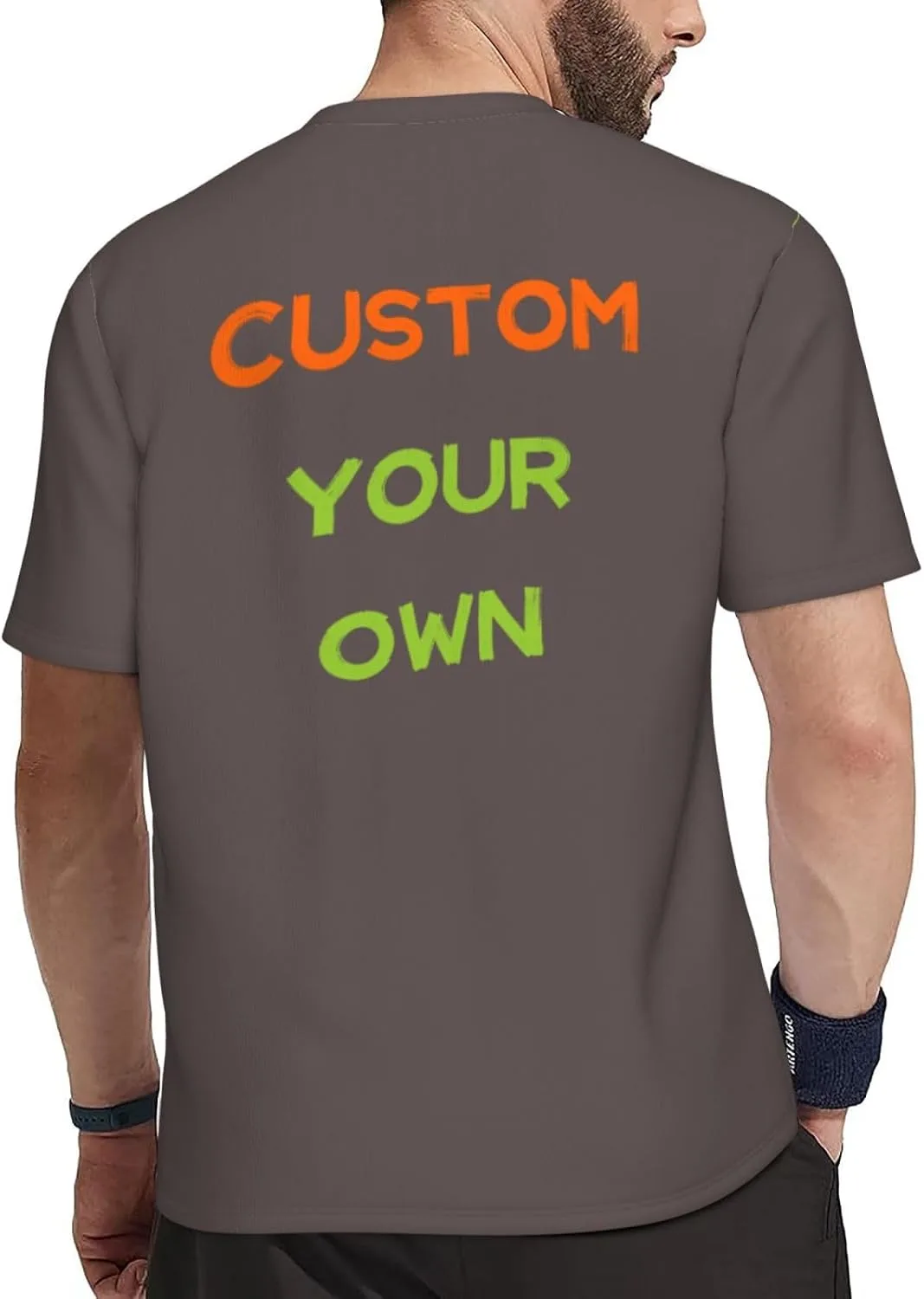 Футболка Custom с принтом на 4 сторонах для мужчин — фото 3