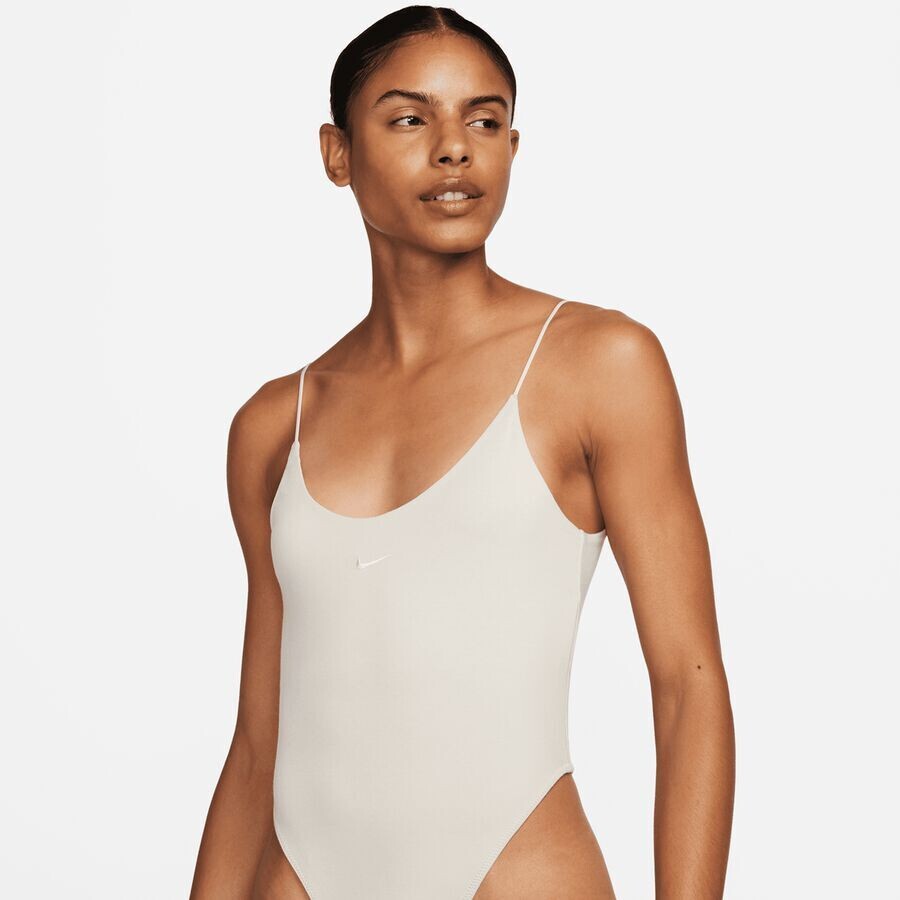 

Спортивная одежда Боди на бретельках Chill Knit NIKE, цвет lt orewood brn/sail